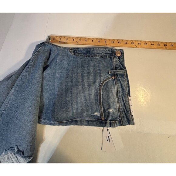 Seven7 Felicity High Rise Slim Flare Jeans Women's 12 Light Wash Stretch Denim - Picture 11 of 13